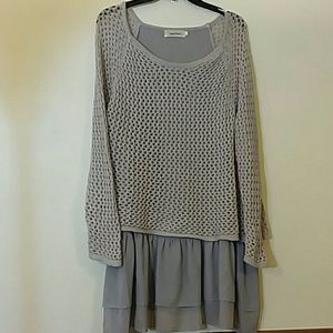 Simply Couture Layered Tunic Sweater. Must Bundle